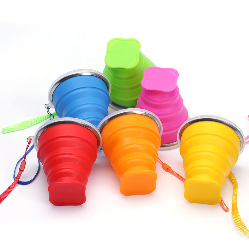 Retractable Folding Cup