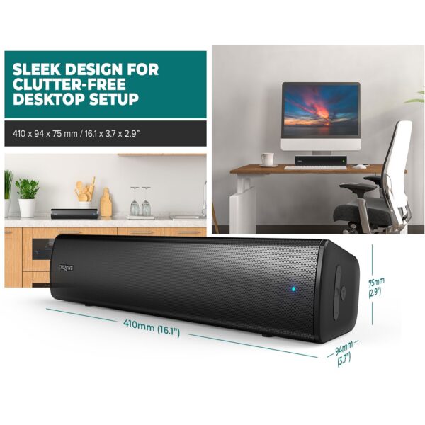 Creative Stage Air V2 | Compact USB Soundbar for Gaming & TV