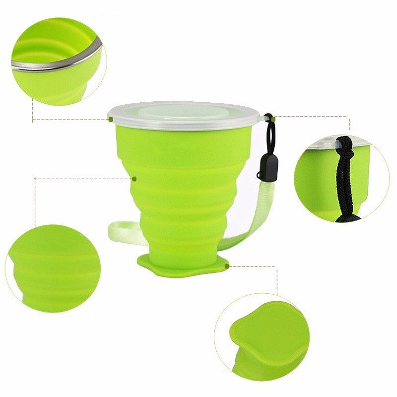 Retractable Folding Cup