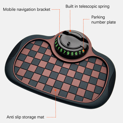 Car Dashboard Mat - 360 Degree Rotating Car Phone Holder