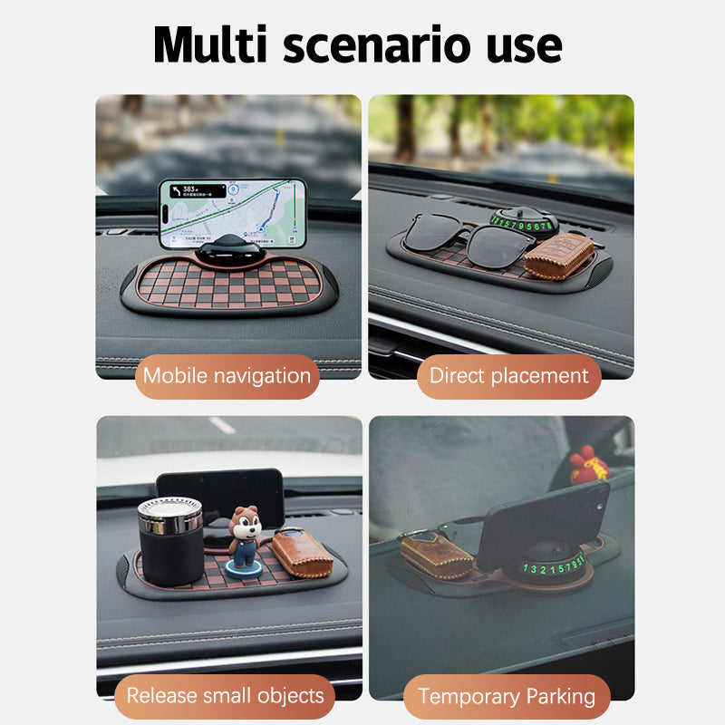 Car Dashboard Mat - 360 Degree Rotating Car Phone Holder